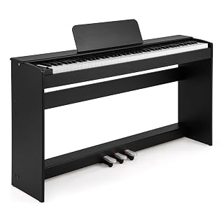 KOMFOTTEU Piano Numérique 88 Touches pondérées, Pupitre, 3 Pédales, - Les Beatles, Paul McCartney, John Lennon, RIngo Starr, George Harrison