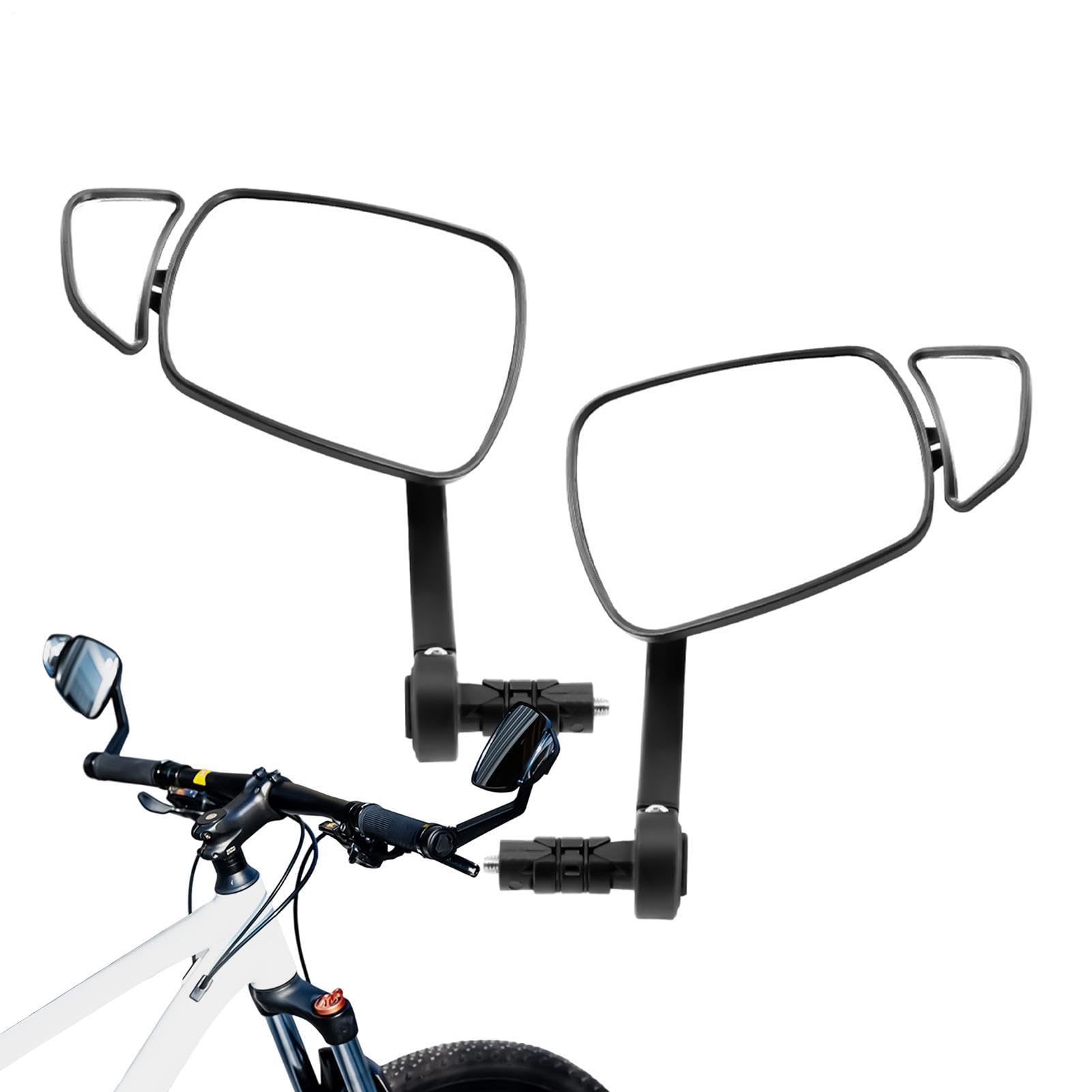 Fahrrad Rückspiegel für Lenker 360 Grad drehbare klare Linse