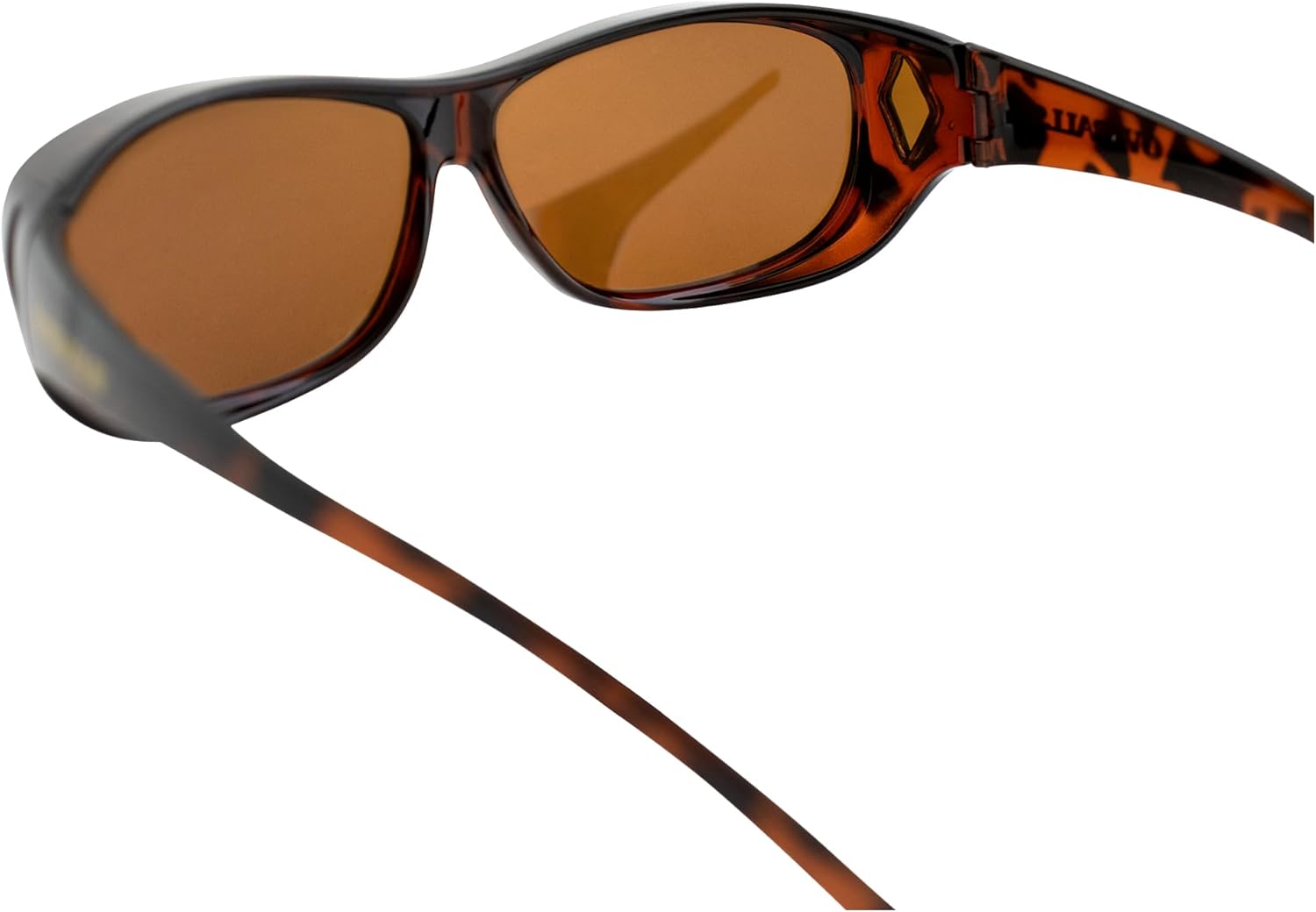 Overalls Sunglasses with Polarized Tortoise and Brown Lens - Image 5