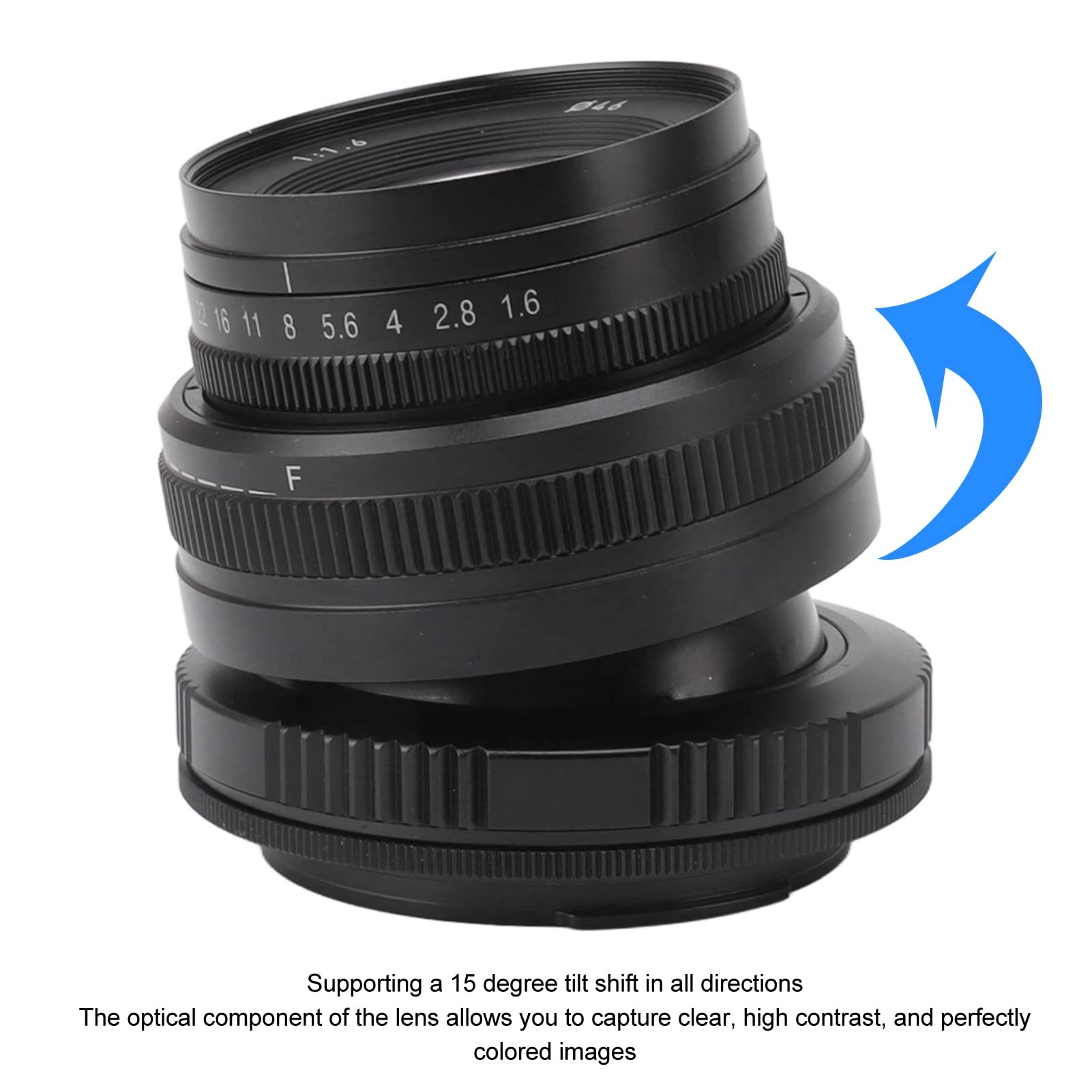 Amazon | 手動チルト シフト レンズ、RF マウント 50mm F1.6 チルト