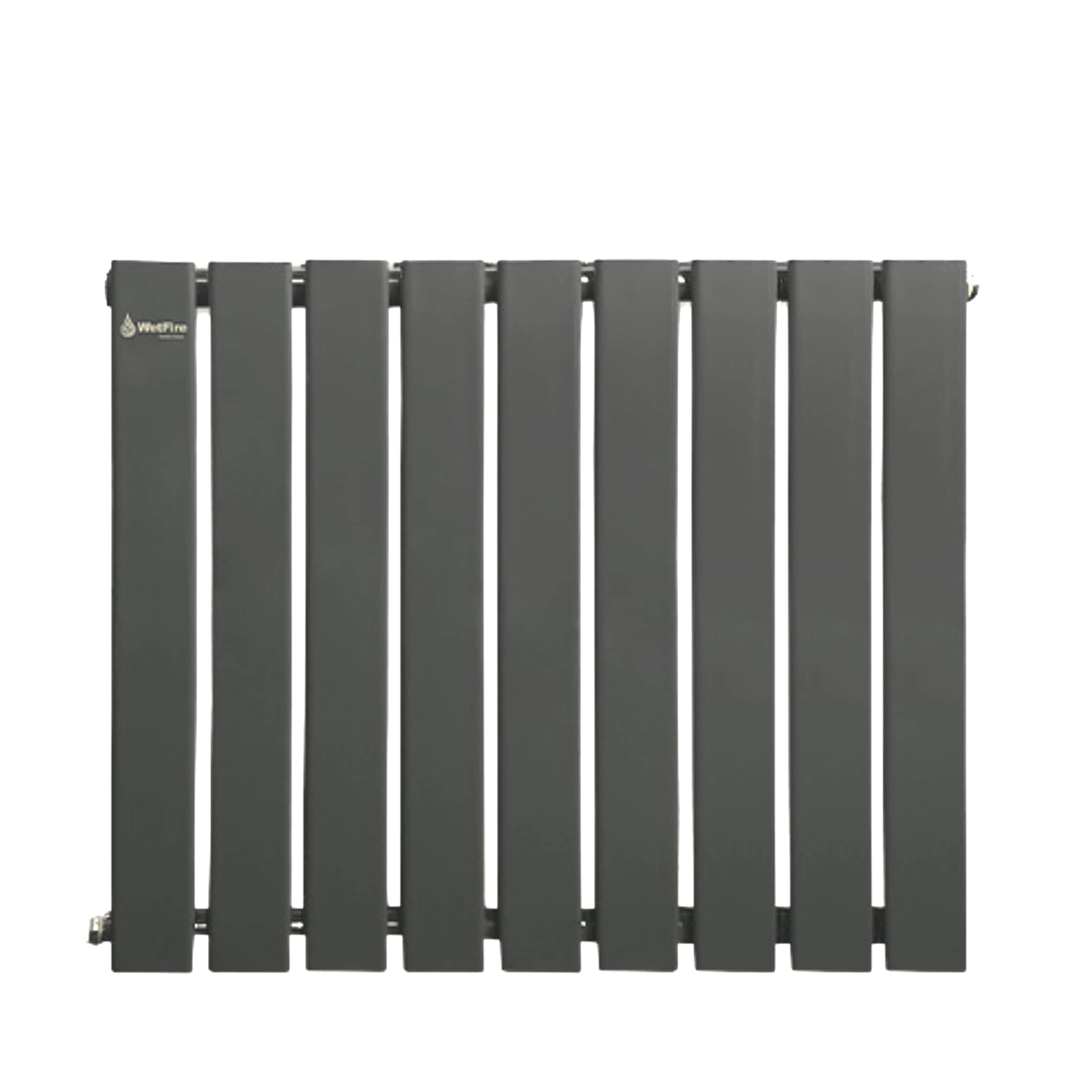 HORIZENTAL Vertical Designer Flat Panel Column Radiator for Central Heating Double (600X767(D), Anthracite)