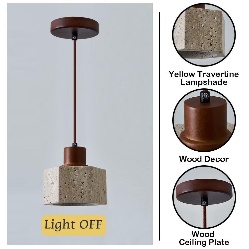 Lampadario a sospensione in pietra naturale in stile industriale americano