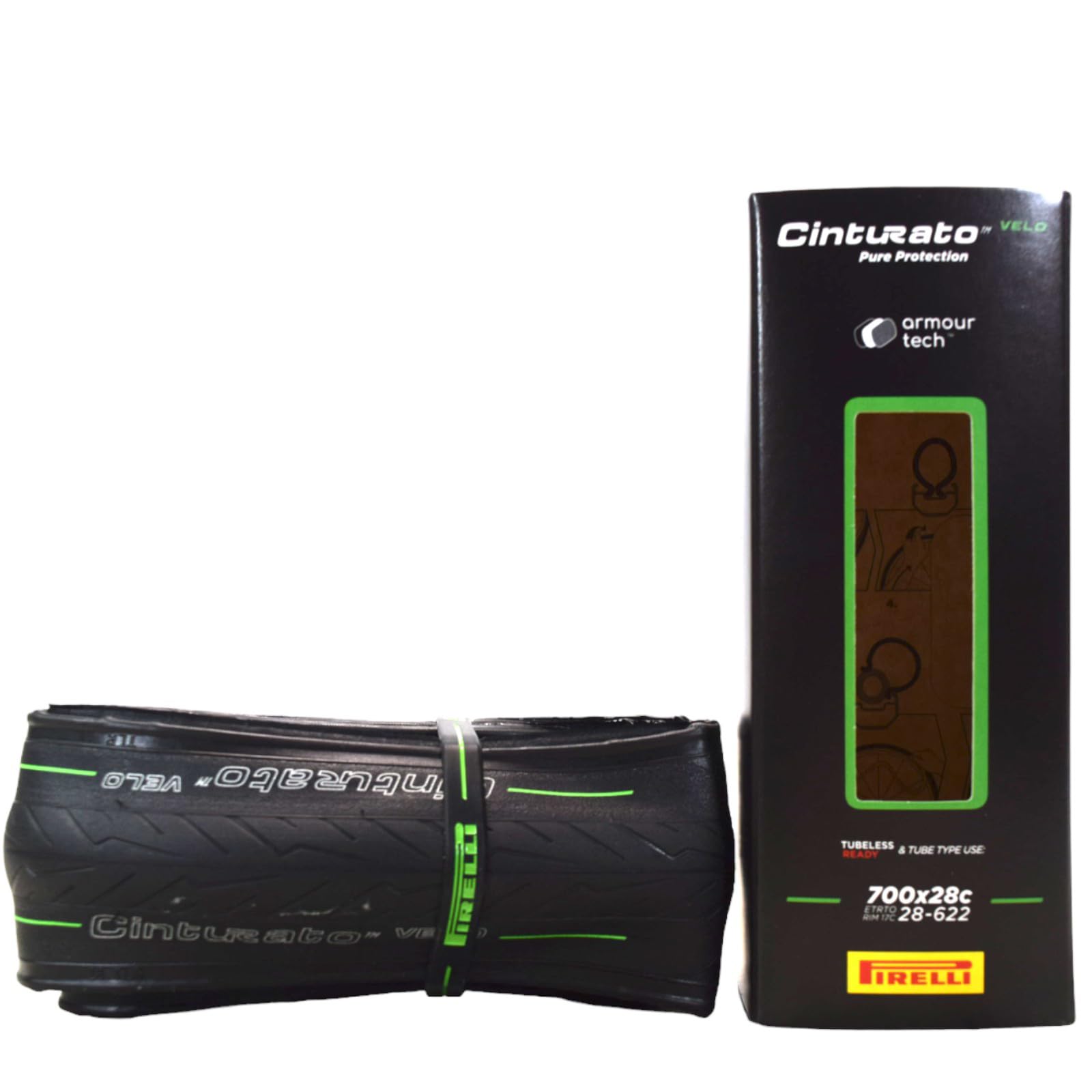 ピレリ　CINTURATO VELO TLR 700x28c Pirelli Cinturato Velo TLR Bike Tire - 700 x 28 – Bicycle