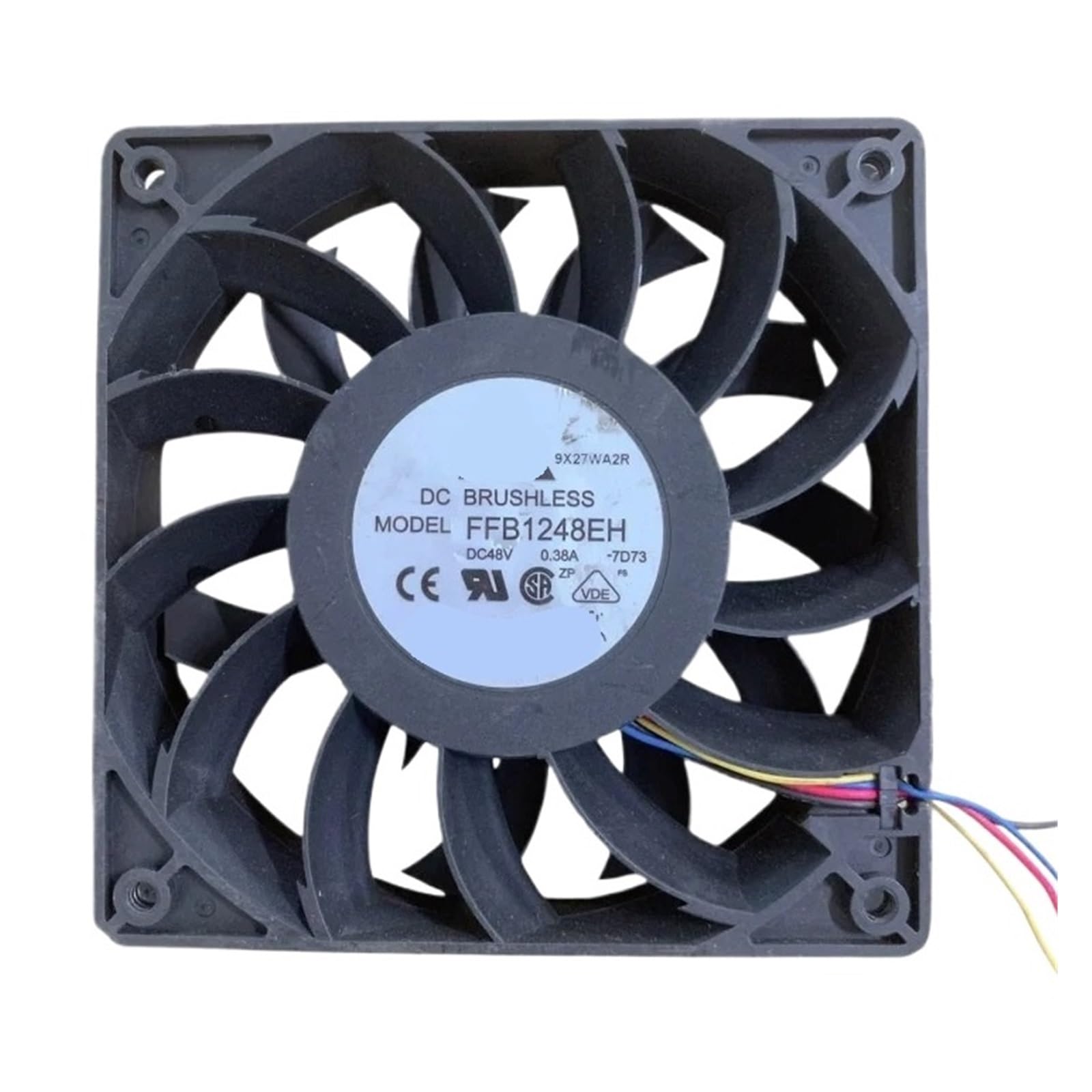 WESAWQGH FFB1248EH Cooling Fan 48VDC 0.38A 120x120x25mm cooling fan(3-wire)