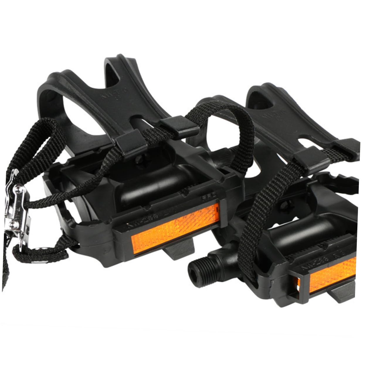 Correas para Pedales de Bicicleta de Nailon y Plástico, 1 Par
