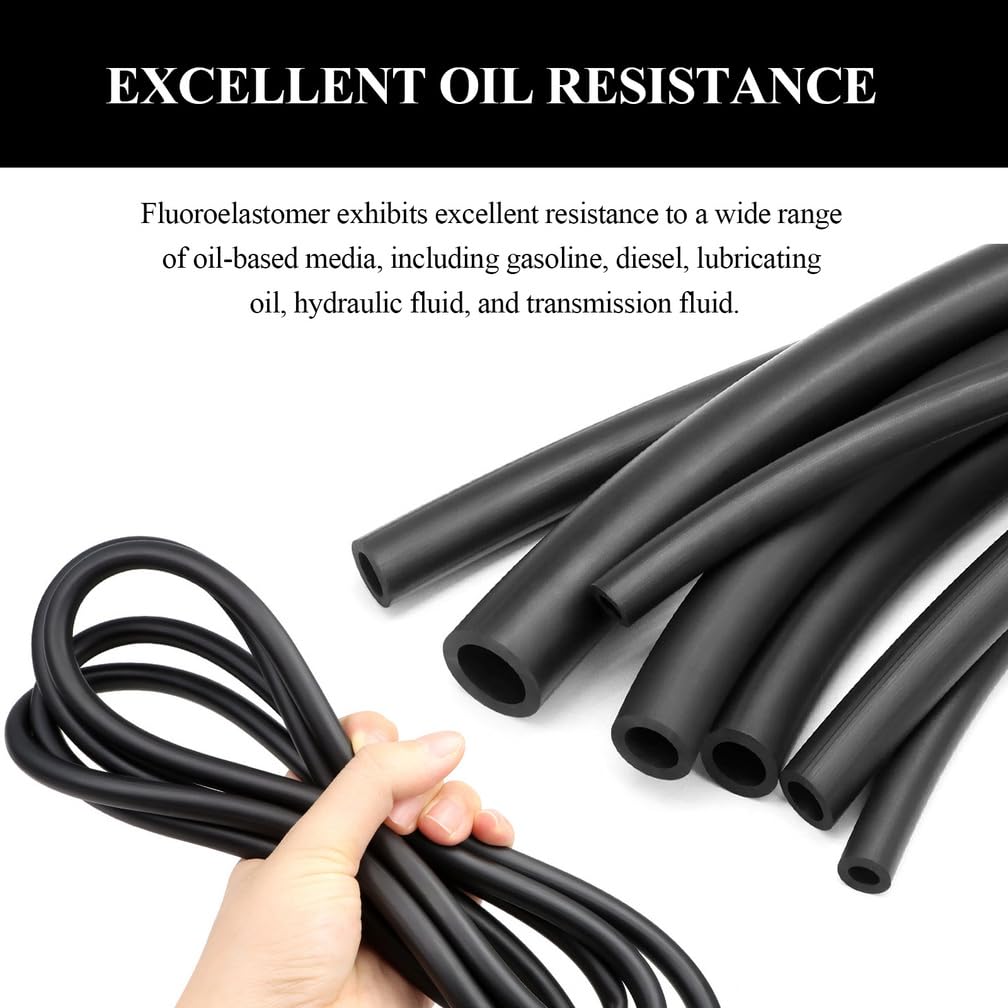 Tubo Flessibile in Gomma FKM Circuiti Carburante 18×24Mm-32×38Mm