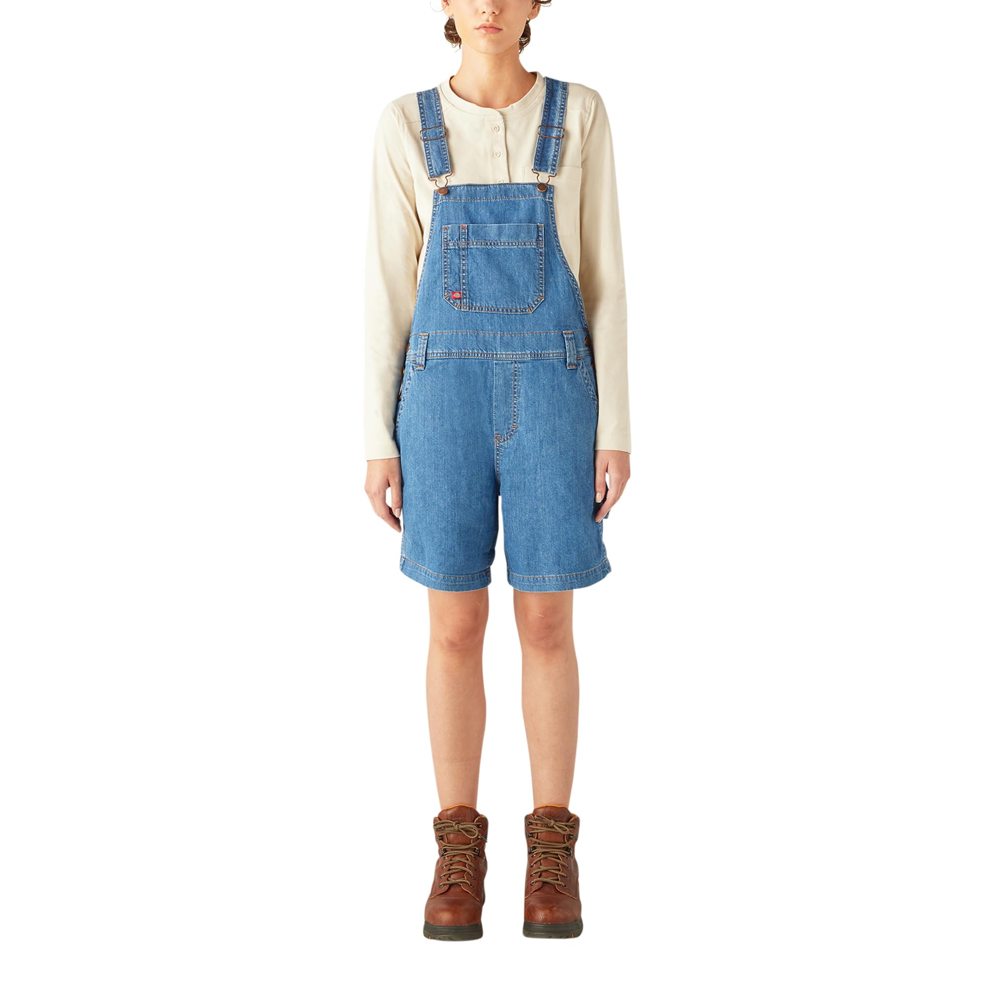 Dickies Damen Women's Relaxed Fit Bib Shortalls Overalls (1er Pack)
