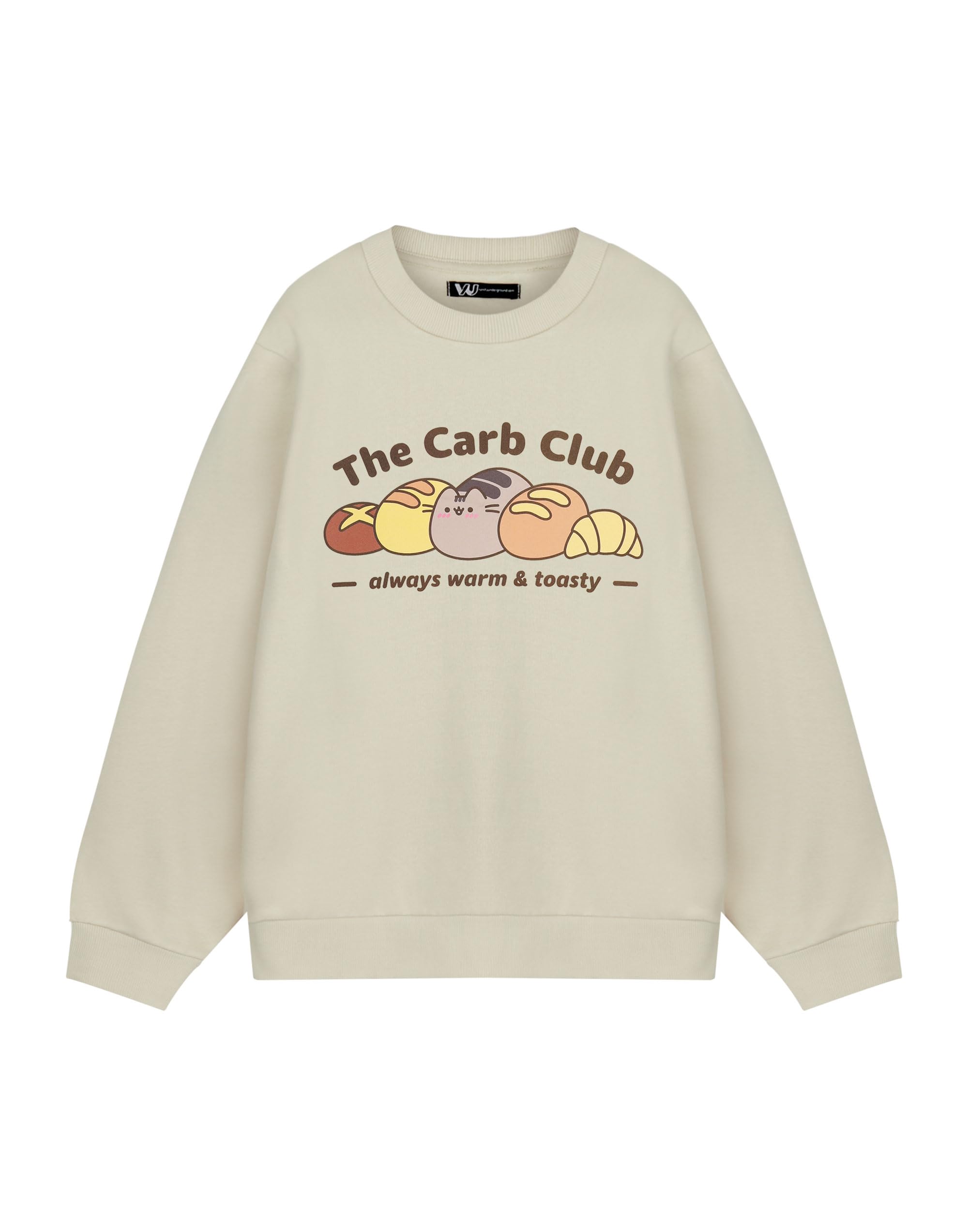 Vanilla Underground Pusheen Womens White Carb Club Sweatshirt (Xxx-Large) from B&Q