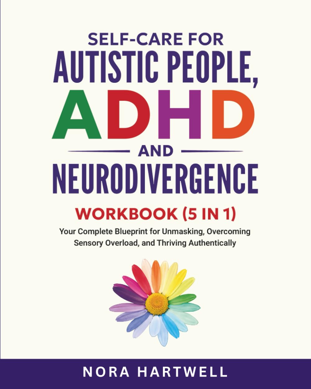 Self-Care for Autistic People, ADHD, and Neurodivergence Workbook [5 in 1]: Your Complete Blueprint for Unmasking, Overcoming Sensory Overload, and Thriving Authentically