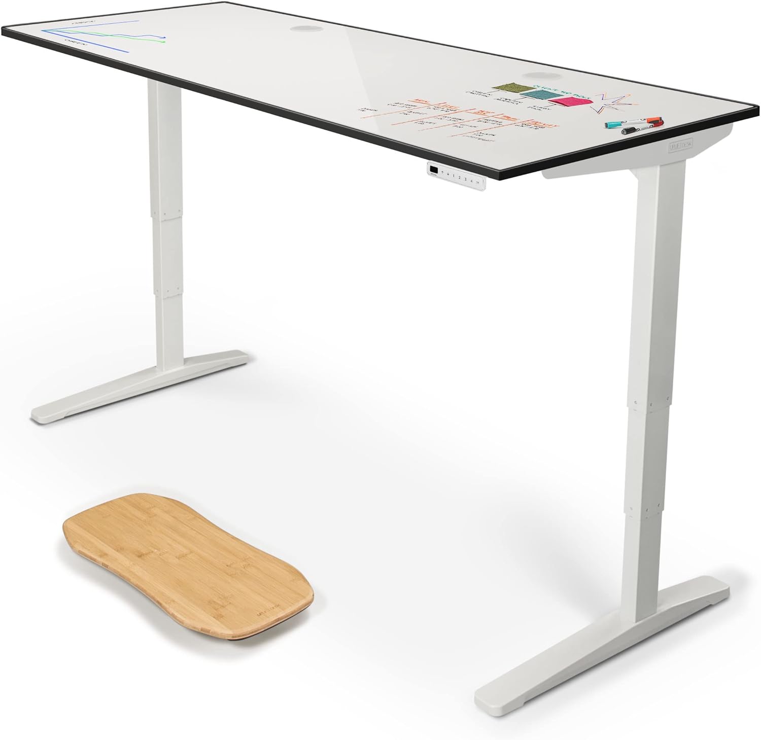 UPLIFT Desk Whiteboard Laminate (72 x 30 inch) Standing