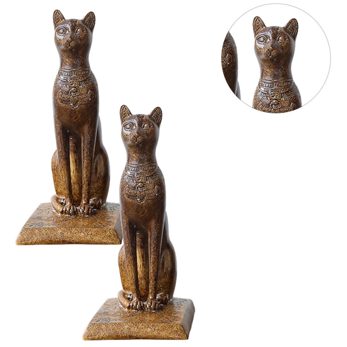 Moderne Katzen Buchstütze aus Kunstharz, rutschfest, Einfach