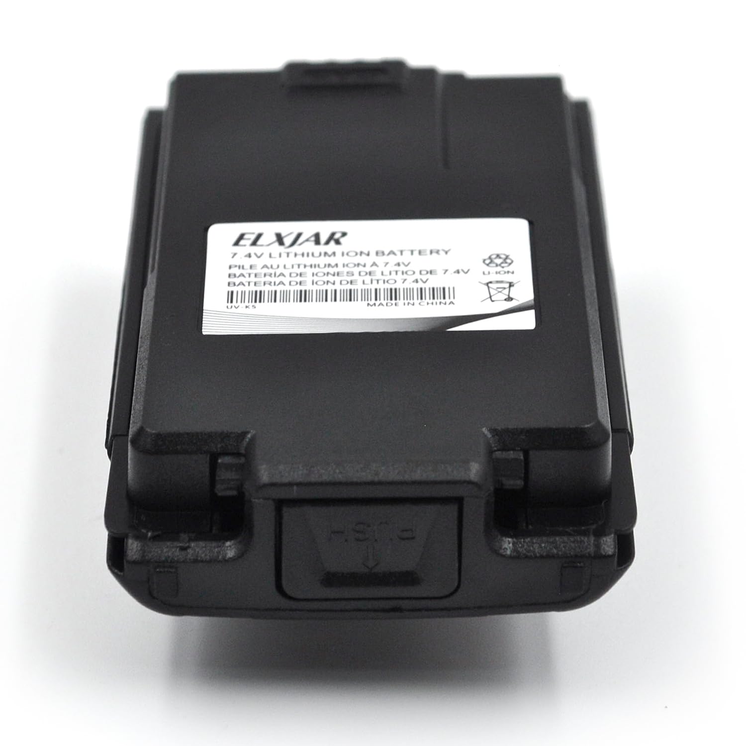 ROWSHEP (2-Pack) 7.4V 1600mAh Li-ion Battery Replacement for Quansheng UV-K5 UV-K6 Two-Way Radio BPK5 UVK5 UVK6