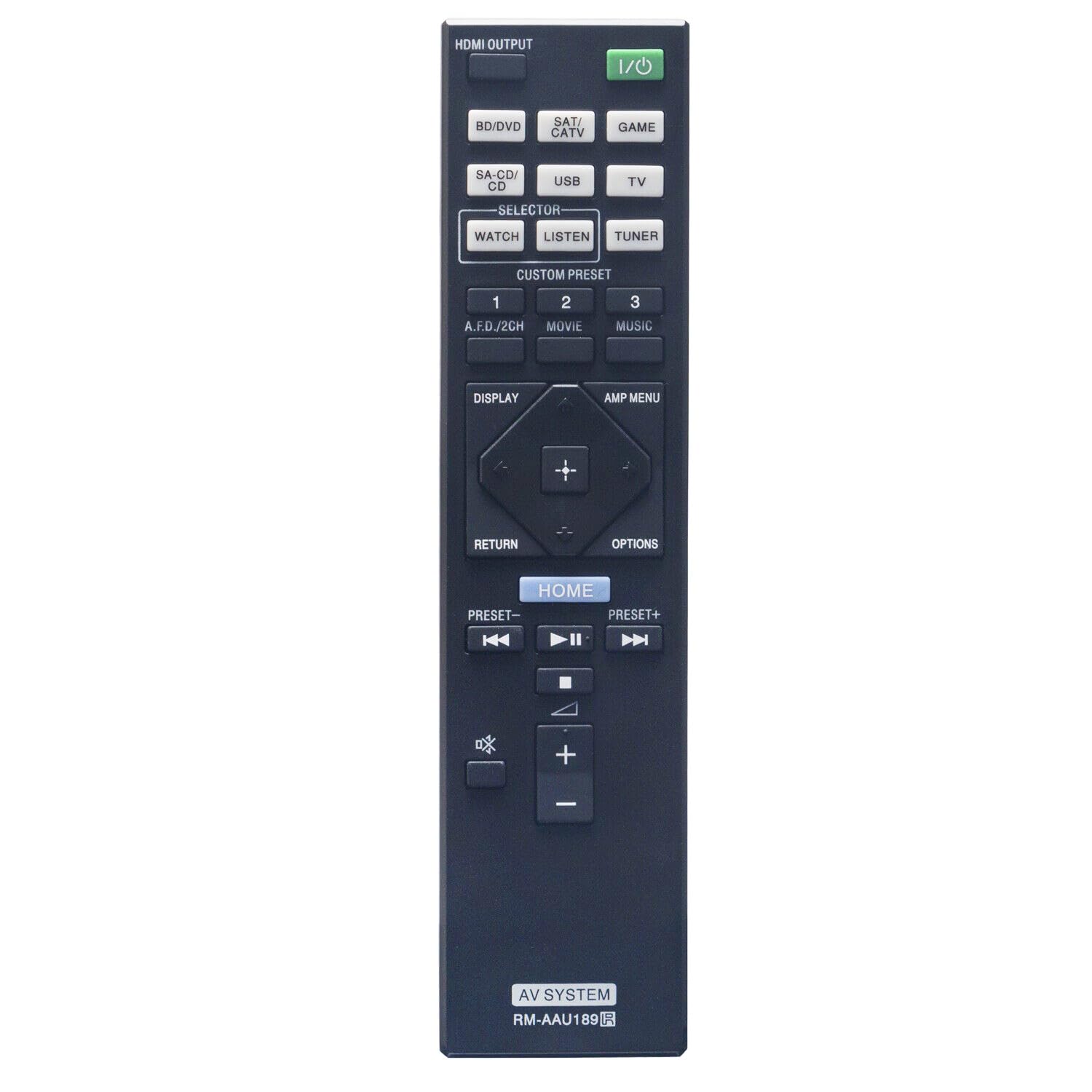 LeankleRemote Controller RM-AAU189 for Sony Receivers STR-DN850, STR-DN1050