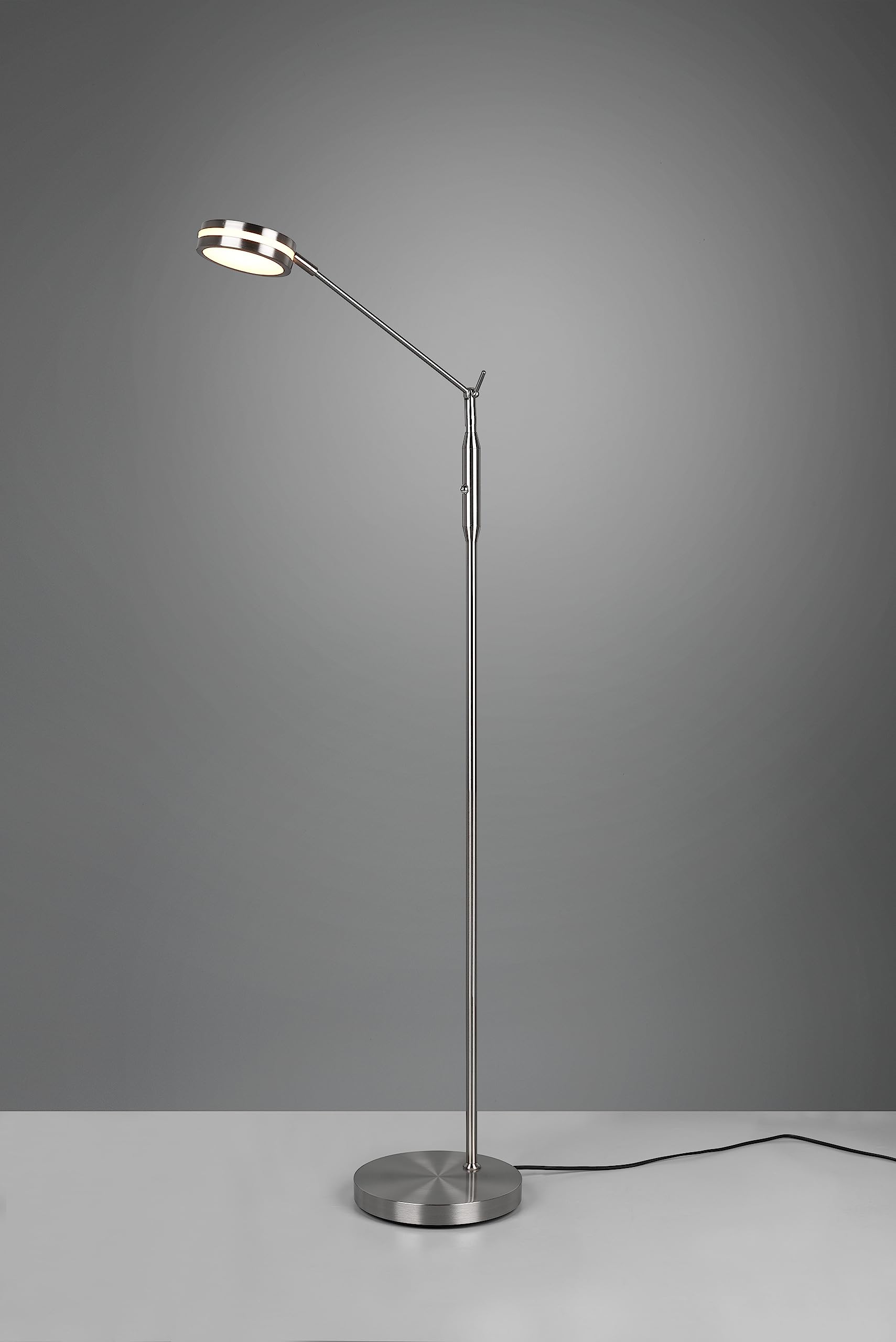Trio Lighting Lampada da Terra, Nichel Opaco