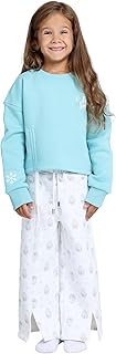 بيجامة مطبوعة بأكمام طويلة للبنات من جونيور، (عبوة من قطعة واحدة)