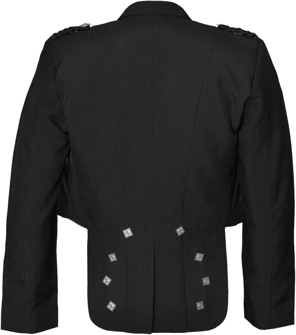 Prince Charlie Kilt Jacket with Vest – Scottish Costume Men Formal Outfit for Weddings, Parties & Highland Wear - Image 2