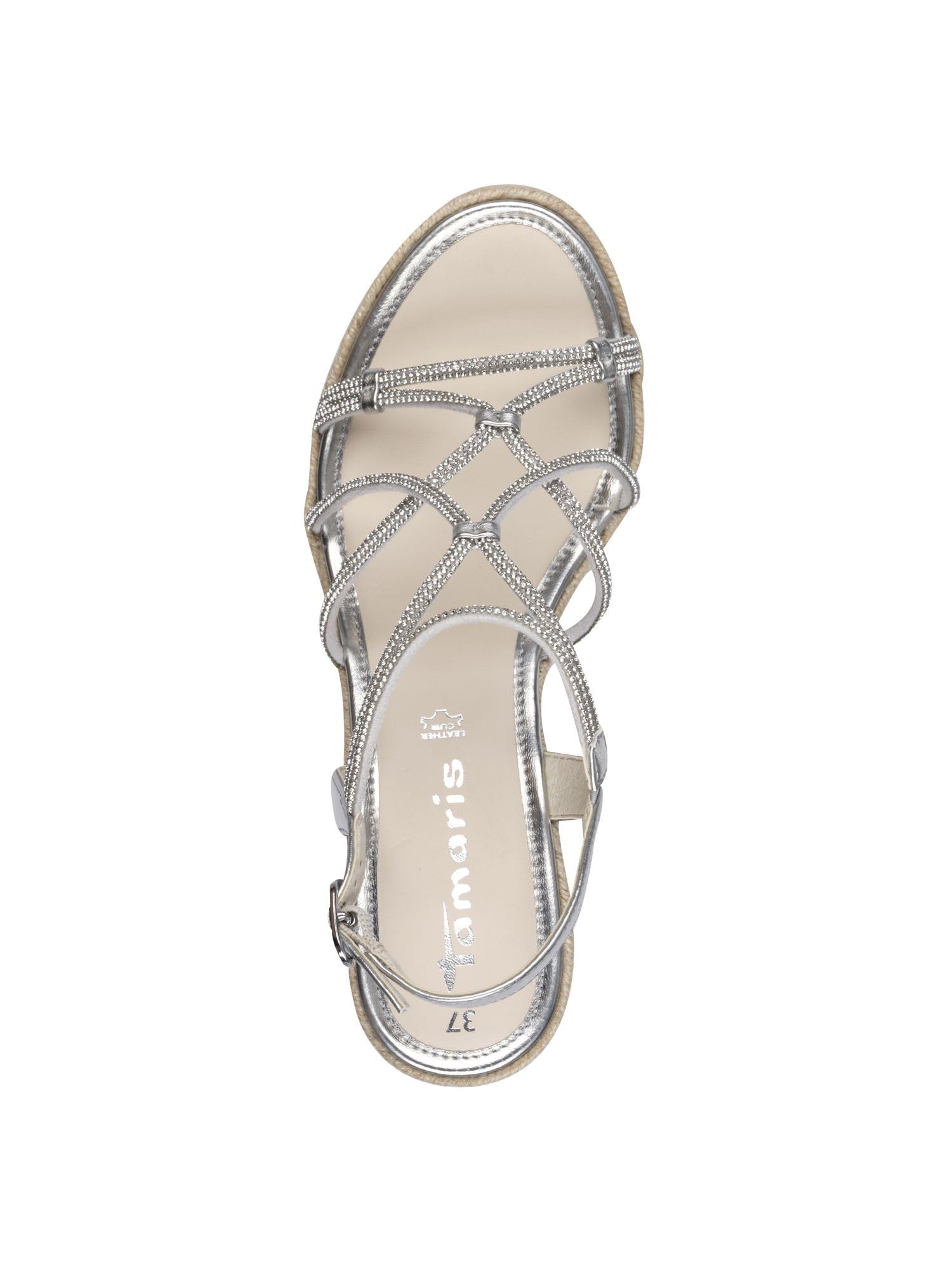 Tamaris Damen 1-28345-44, Sandali con Zeppa Donna