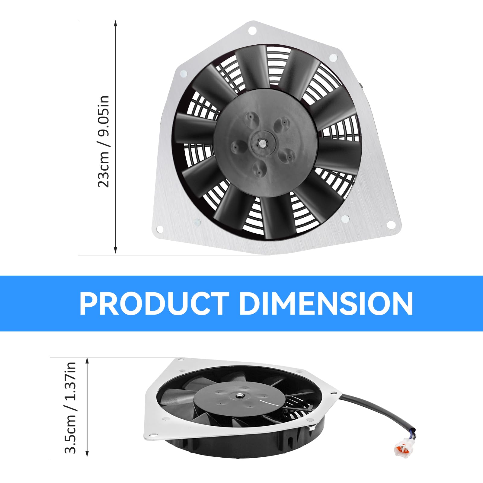 Amazon.com: Radiator Cooling Outlet Fan High Performance 1S3-12405