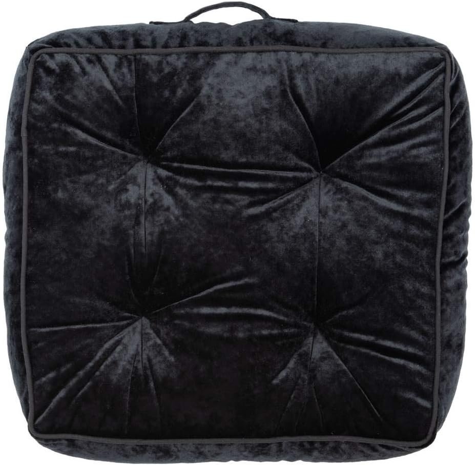 SAFAVIEH Primrose Glam 18-inch Blush Pink Velvet Square Floor Pillow, 0