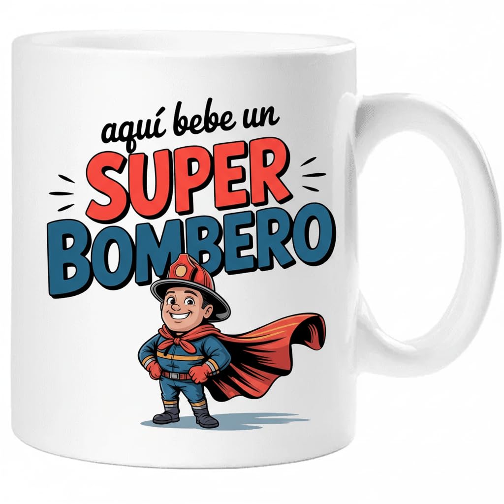 Taza SUPER POLICÍA – Regalo Original para POLICÍA | Taza de Cerámica 325ml con Diseño Superhéroe | Apta Microondas y Lavavajillas — view 17