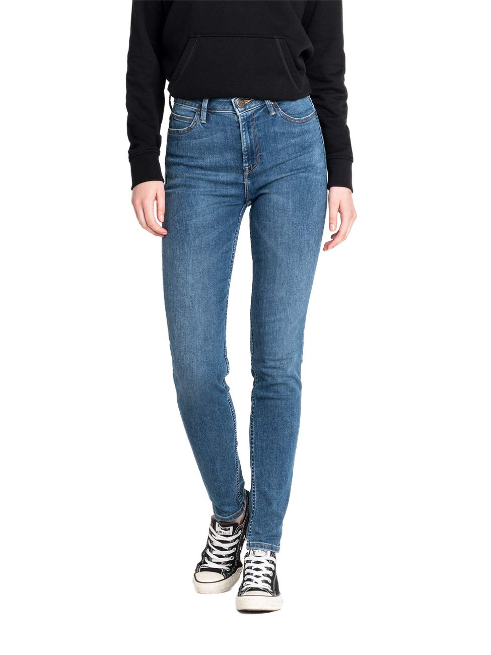 Lee Damen Scarlett High Jeans, Blau (Mid Copan Iw), 26W / 33L