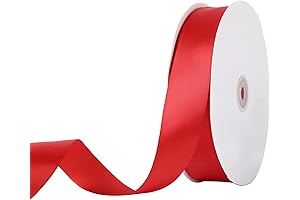 Double Faced Red Satin Ribbon 1 Inch