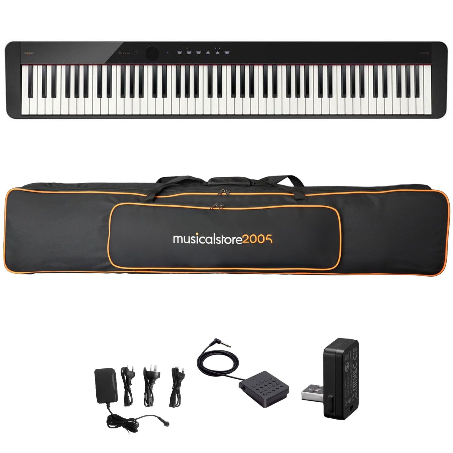 StudioSet per Casio PX-S1100 (Casio PX-S1100 Black con Borsa Imbottita)