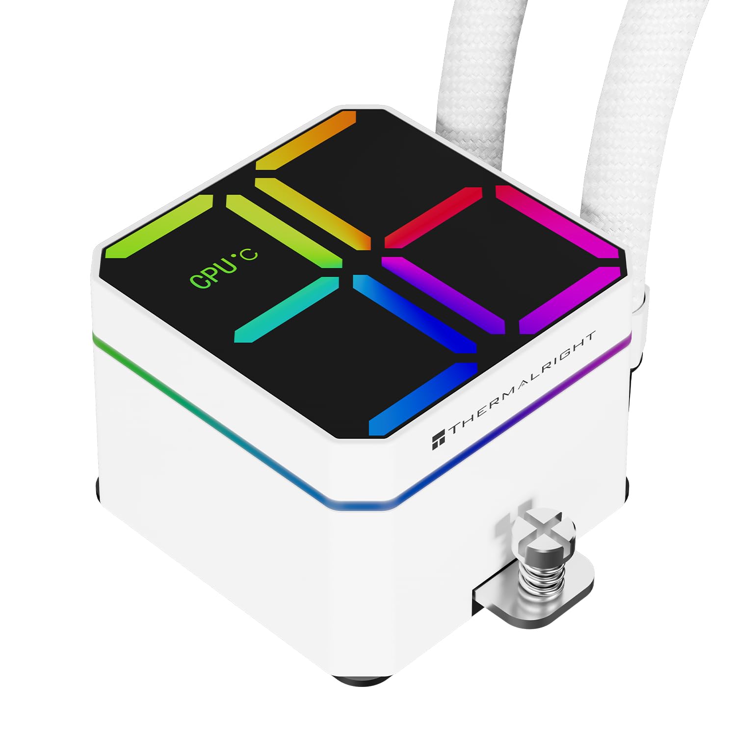Thermalright TR Magic Qube 360 ARGB chłodnica cieczy do CPU, wentylator z klocków o prędkości 2000 obr./min, do AM4/AM5, Intel LGA115X/1200/1700/1851, zmiana kolorów sterowana temperaturą, wyświetlacz