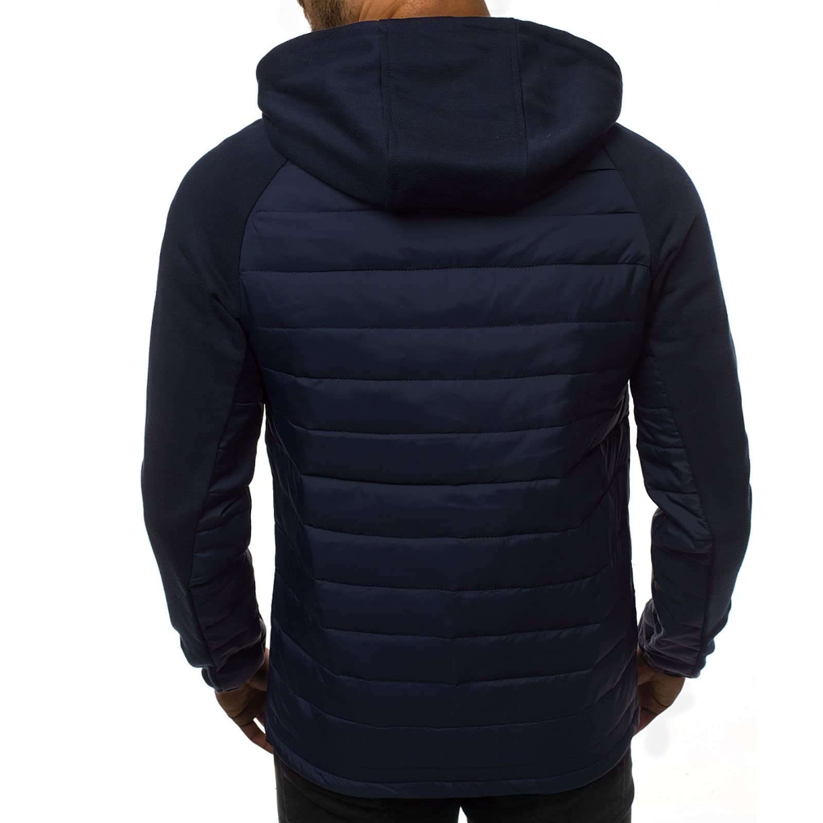 Męska bluza outdoorowa z regulowanym sznurkiem Casual Slim Fit Sportowa męska rozpinana kurtka z kapturem, do treningu kulturystycznego Hoody Jacket