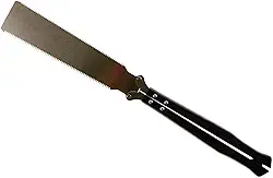 Serra de puxar japonesa Ryoba Nokogiri Ooyama dobrável com dois gumes, grossa, serrilhada e fina, 21 cm, para marcenaria