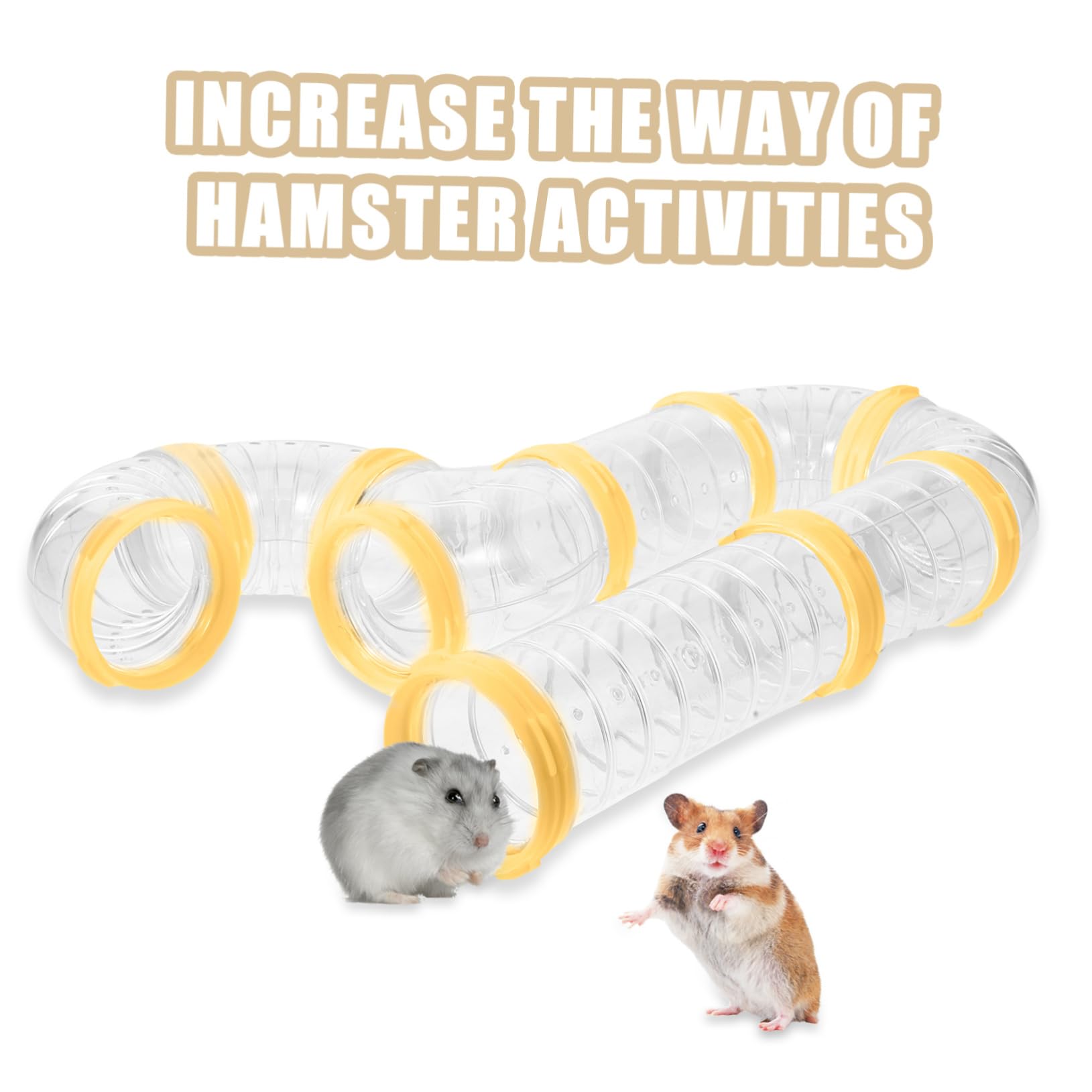 Hamsterkäfigröhre mit Selbstgemacht Verbindung, 2 Satz aus Pp, Abnehmbar