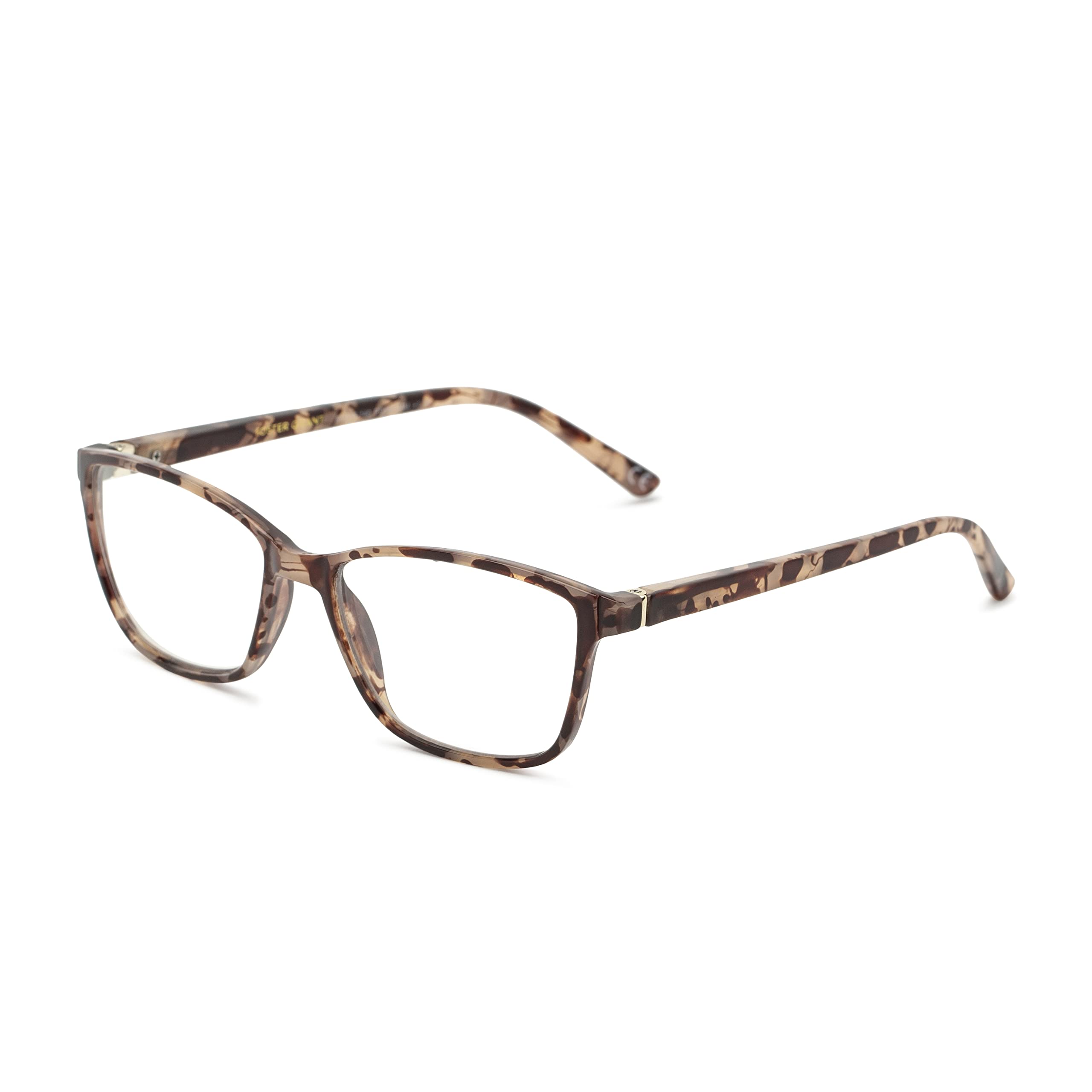 Foster Grant Women's Margo Pop of Power Blue Light Reading Glasses Square