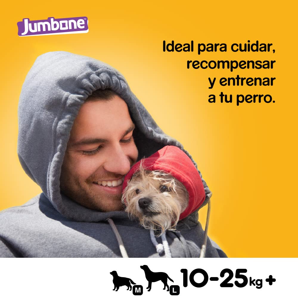 Pedigree Jumbone Huesos para Perros sabor Vacuno y Ave (Pack de 12 x 2ud)