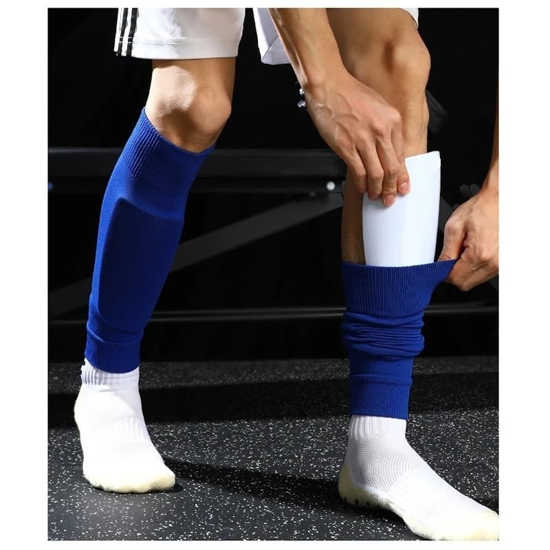 Protège-tibias Football Avec Bande élastique - Réglable - Lot De 4 Couleurs - Neufs