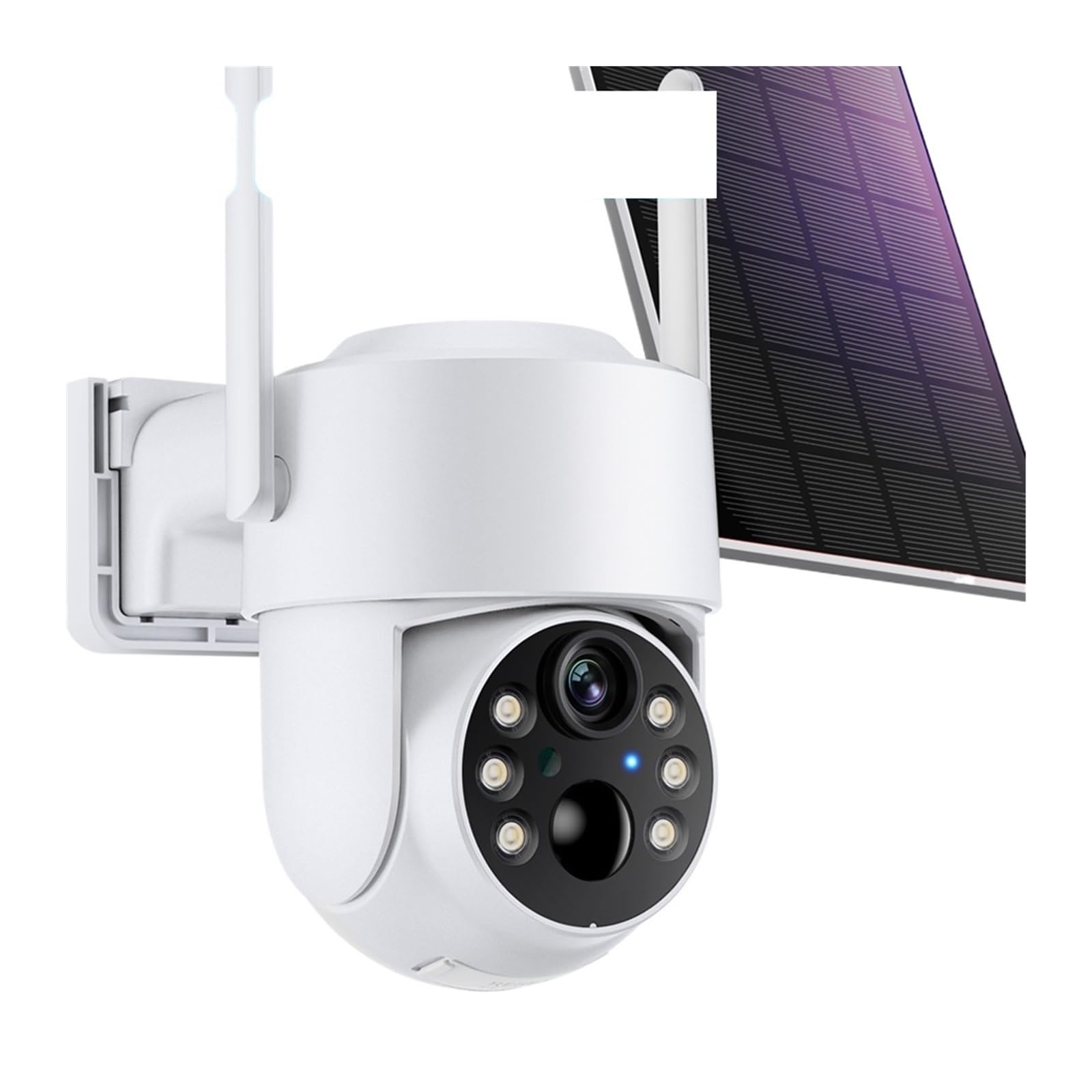 Telecamera Wifi Esterno, Telecamera solare wireless da 4MP esterno PIR Rilevamento umano Batteria ricaricabile da 7800 mAh Telecamera di sicurezza HD 1080P ,Sicurezza, Antifurto(4MP Add 32G Card)