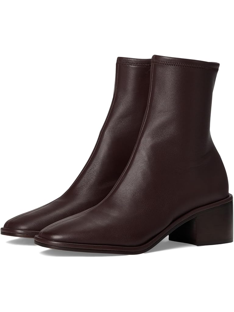 Brown Loeffler Randall Roxy Stretch Ankle Bootie With Block Heel