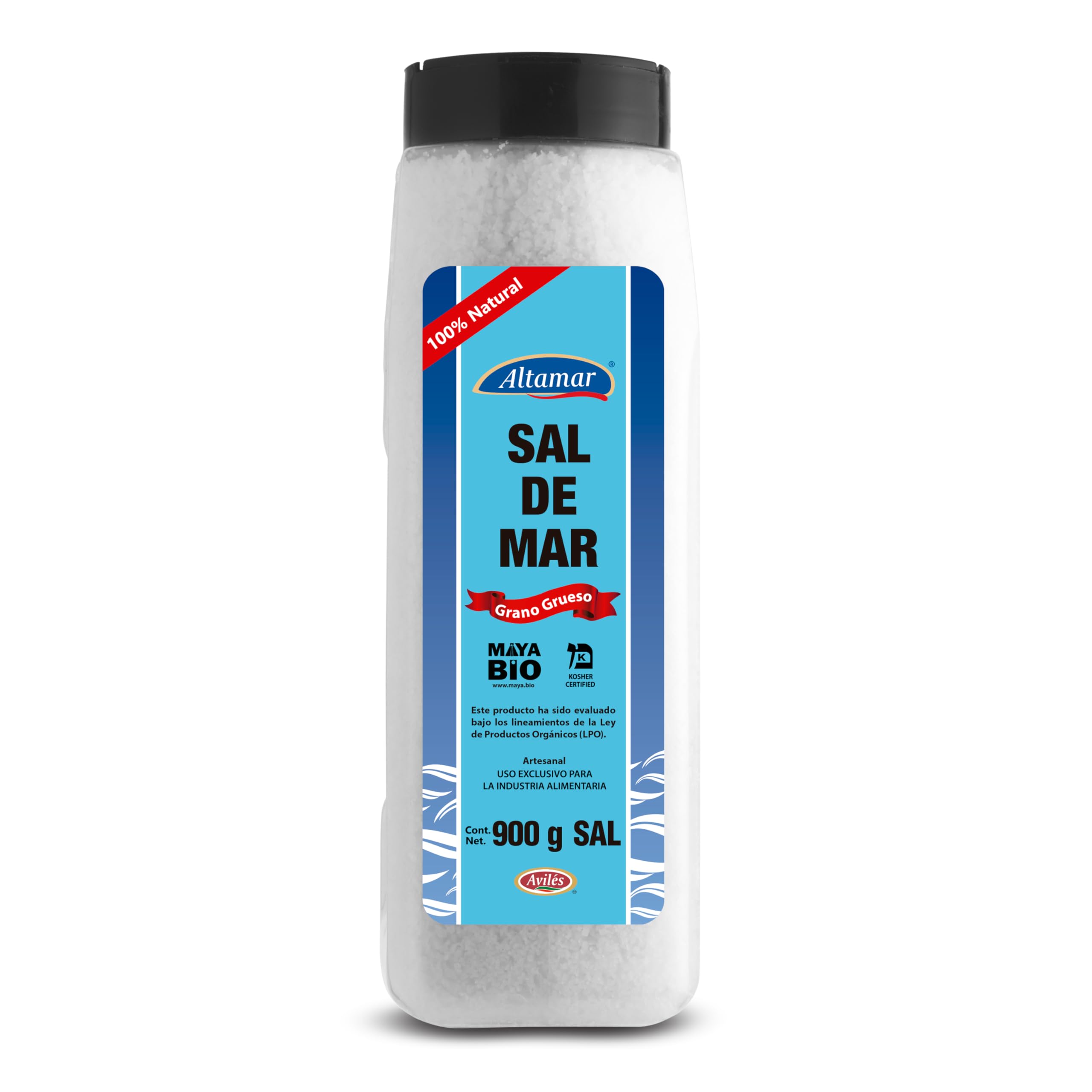 Altamar, Sal de Mar Grano Grueso - 900 g : Amazon.com.mx: Alimentos y