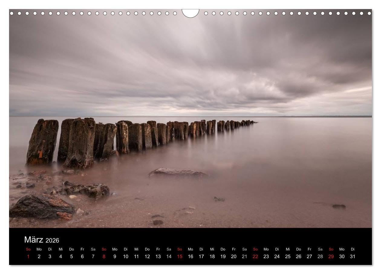 Ostsee erleben (Wandkalender 2026 DIN A3 quer), CALVENDO Monatskalender: Die Ostsee zu verschiedenen Jahres- und Tageszeiten