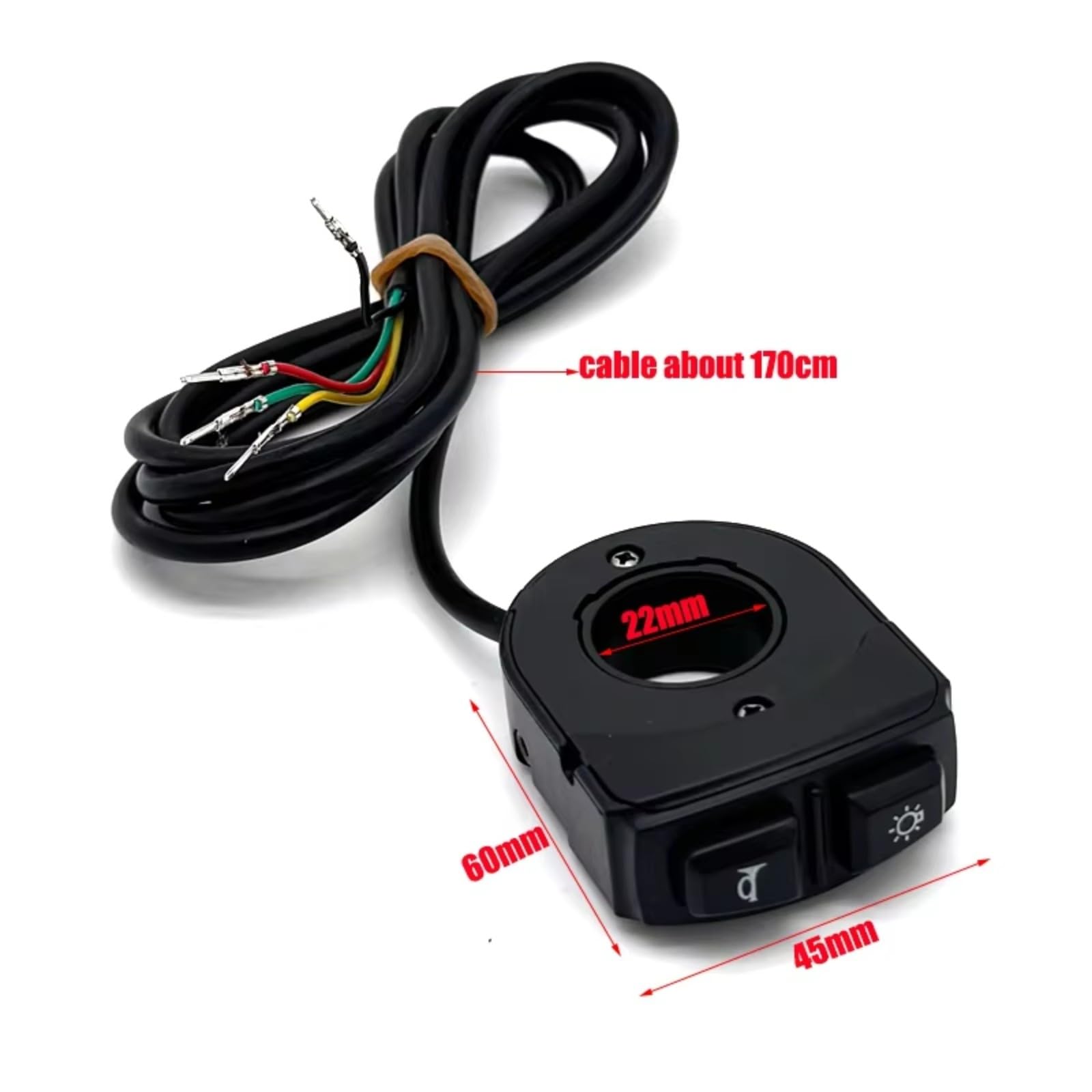 Interruptor Control Universal Manillar Motocicleta