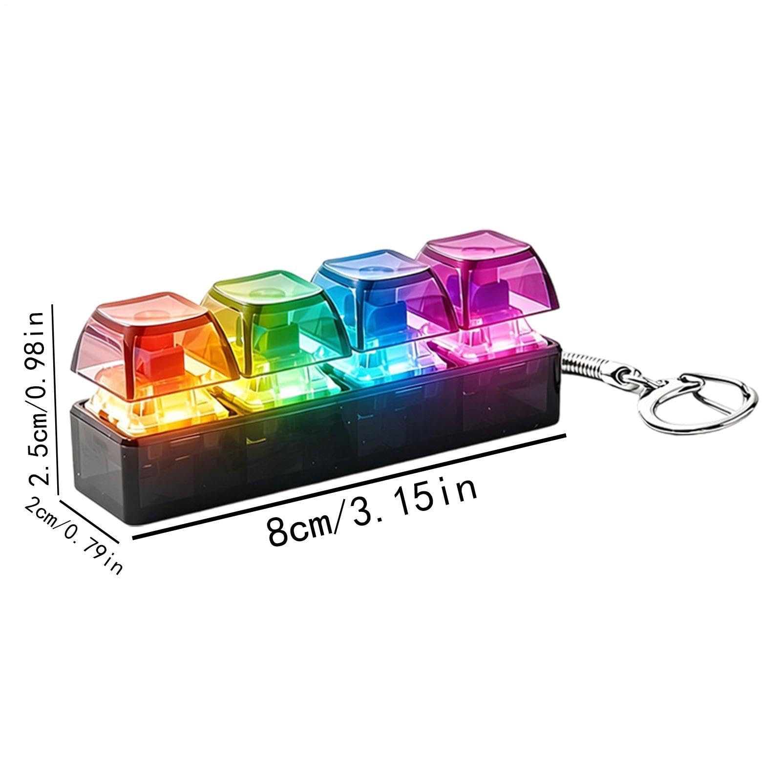 Przenośny Fidget Keychain, zabawka do klawiatury, 35 g, stabilne urządzenie ze świeżym użyciem, zestaw wspomagający stres, sensoryczny clicker z łatwą obsługą, akcesoria domowe do pracy, podróży, na