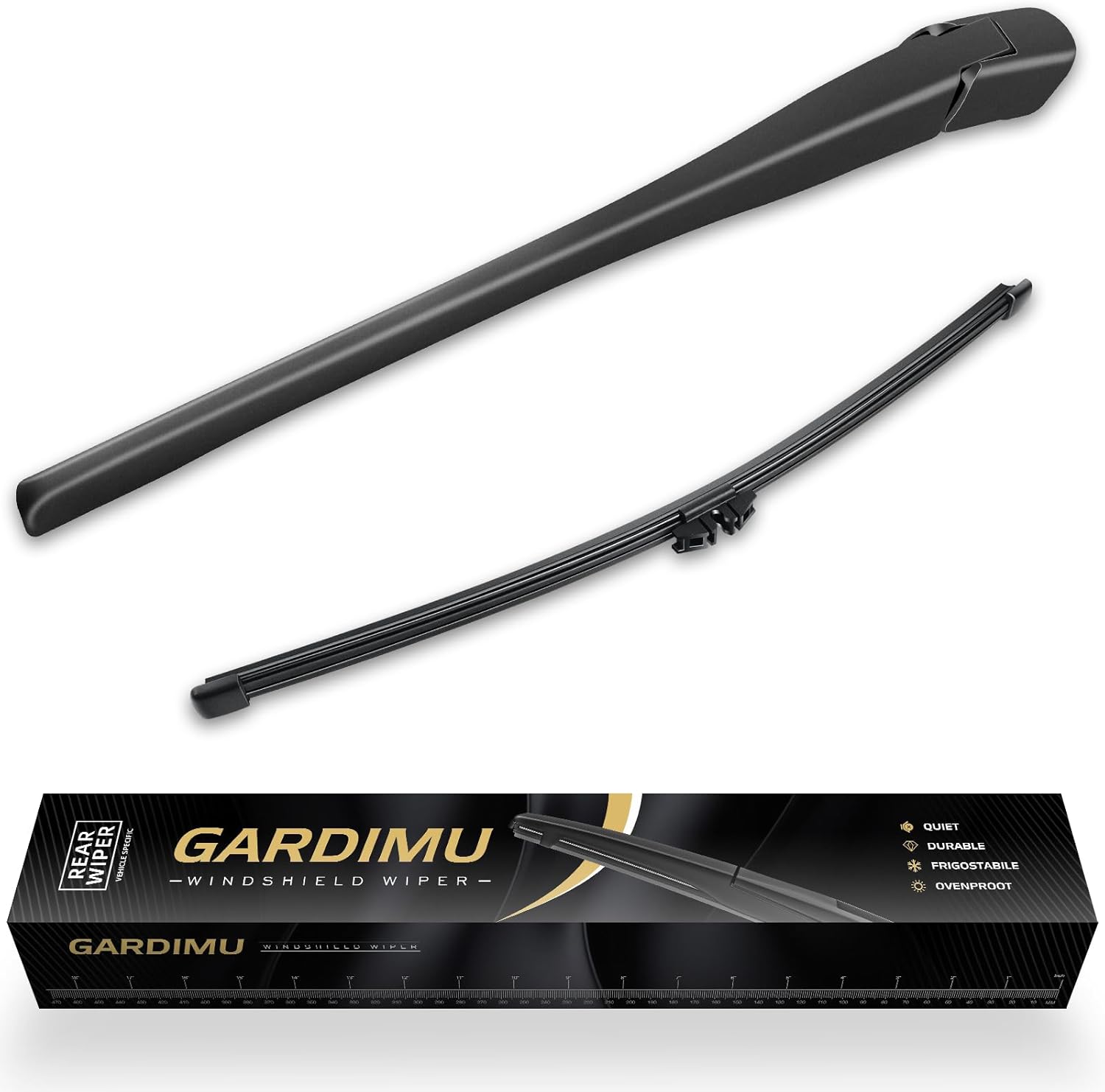 Rear Wiper Blade Assembly for Honda Civic 2022-2025, Back Windshield Wiper Blades Arm Accessories Replacement, Rear Wiper Blade and Arm Set for civic 2022 2023 2024 2025