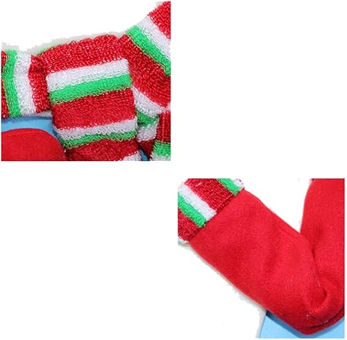 Miniatura 4 de Decoración para árbol de Navidad, Papá Noel, ciervo, abrazador, hecho a mano, adorno de árbol de Navidad, decoración de fiesta de Navidad (muñeco de