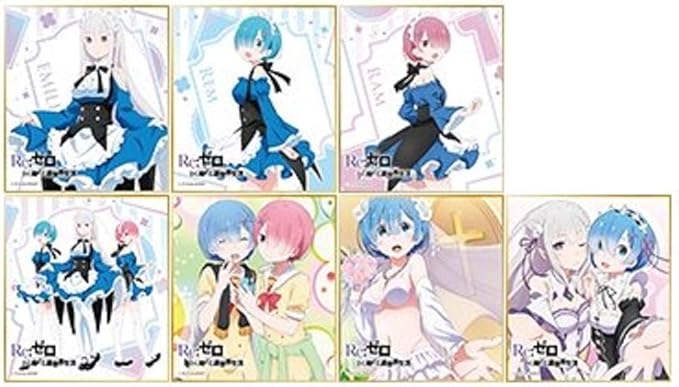 Amazon 色紙 リゼロ ローソン限定 レム ラム エミリア 全7種セット Re ゼロから始める異世界生活 アニメ 萌えグッズ 通販 Amazon 色紙 リゼロ ローソン限定 レム ラム エミリア 全7種セット Re ゼロから始める異世界生活 アニメ 萌えグッズ 通販