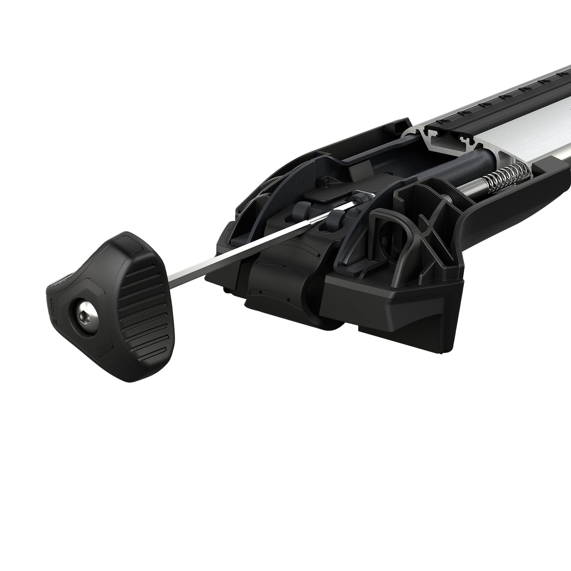 THULE AUTOMOCIÓN 7204 Thule Edge Raised Rail Portaequipaje, Sport, Multicolor (Multicolor), Ùnica