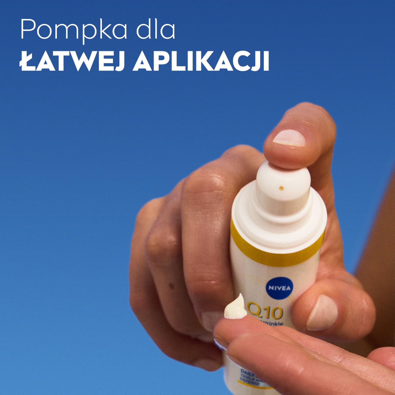 NIVEA Q10 EKSPERT Przeciwzmarszczkowy Daily UV fluid do twarzy z SPF 50, 40 ml