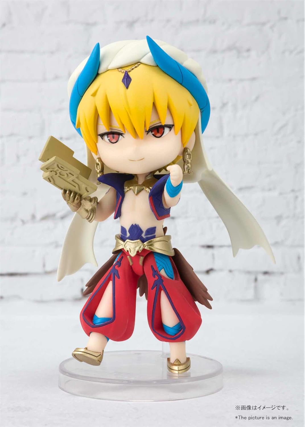 BANDAI SPIRITS Figuarts mini Fate/Grand Order - Absolute Demonic Front: Babylonia - Gilgamesh 90mm Raja Para Pahlawan Telah Hadir!