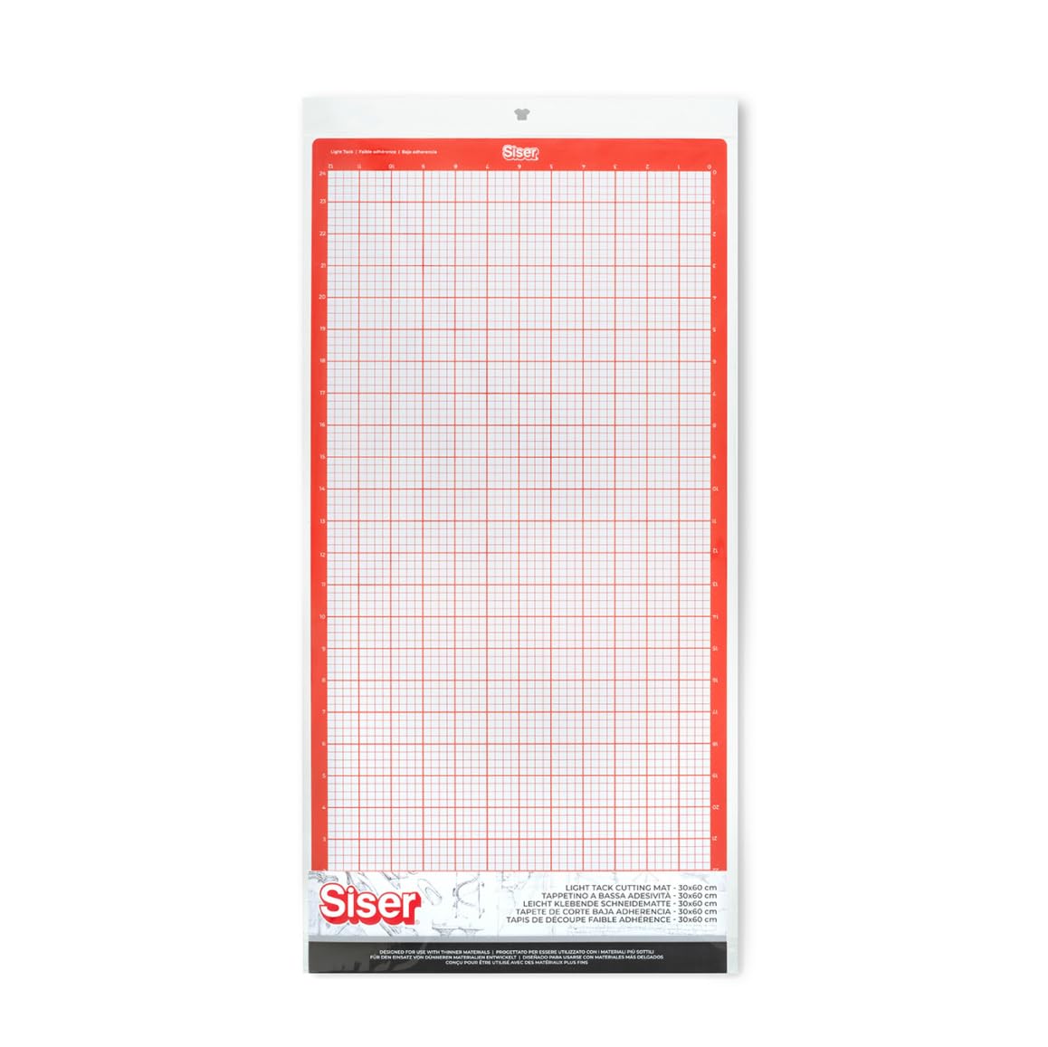 Siser Tappetino da taglio Light Tack 30x60 cm a bassa adesività per vinile e carta