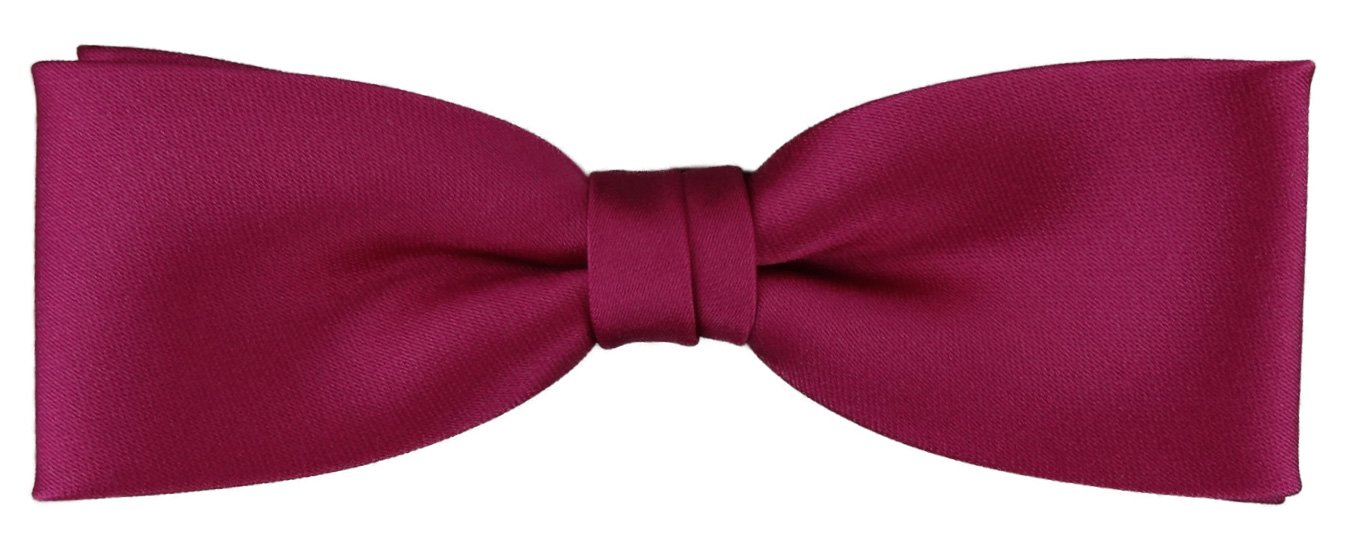 TigerTie prefabricated narrow bow tie in pink monochrome + Box