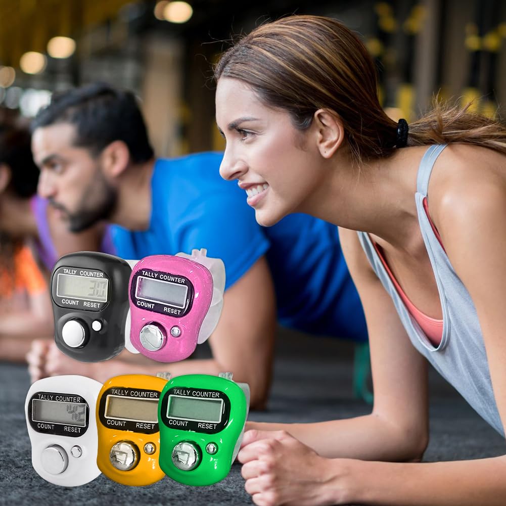 Contatore Digitale Da Dito - 5 Pezzi LCD, Resetabile, Per Sport E Eventi - Foto 14