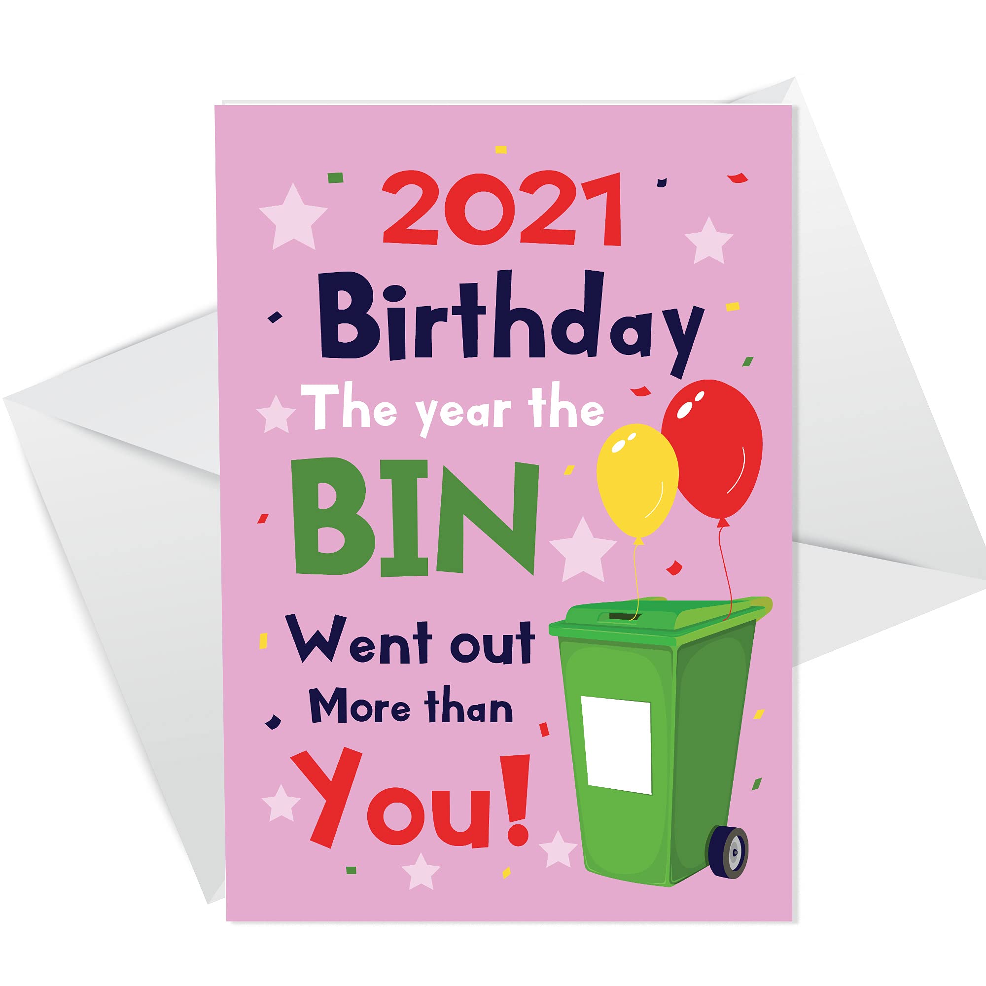 Funny A6 Birthday Card For Mum Dad Auntie Uncle Cheeky Lockdown Card